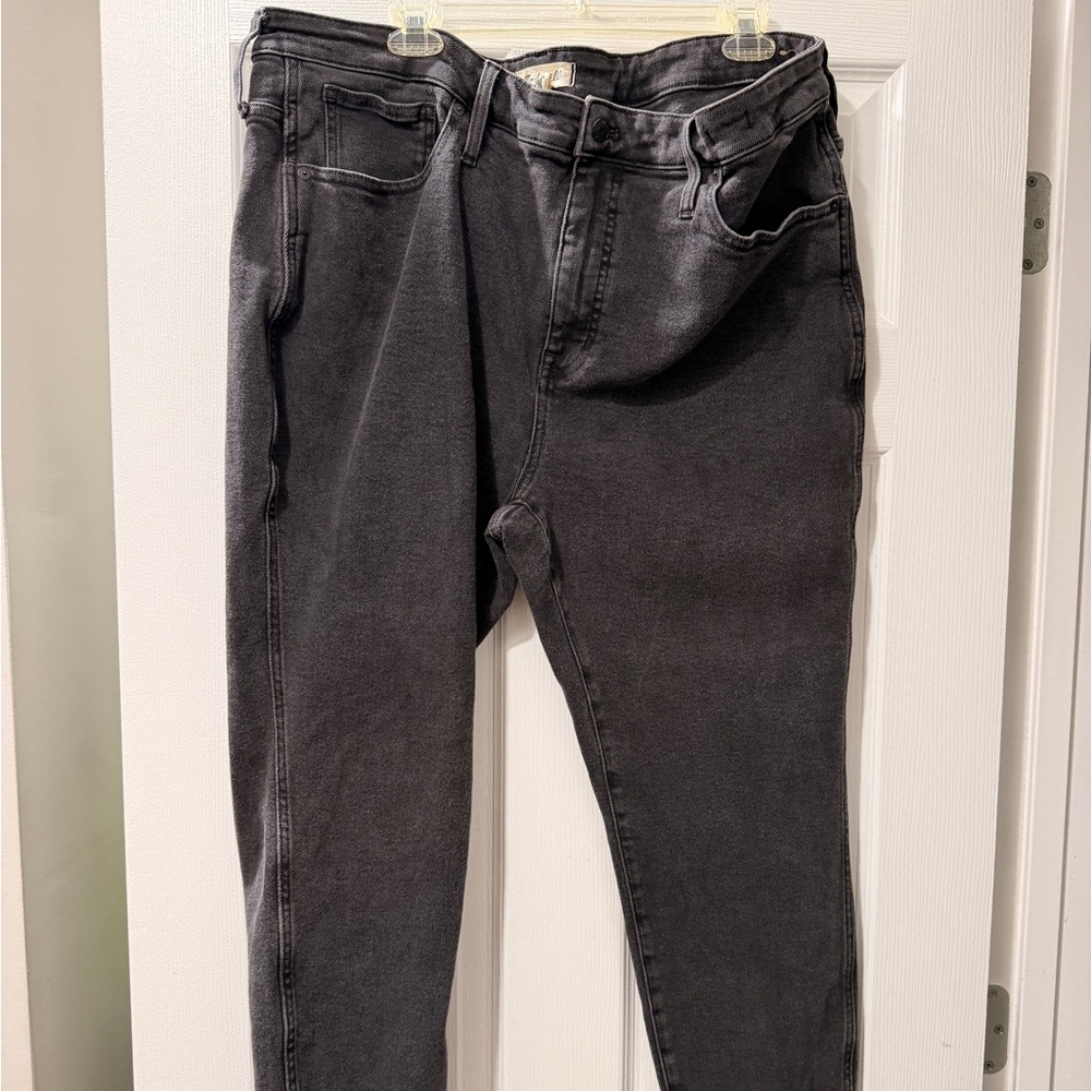 Madewell Washed Black High-Rise Jeans